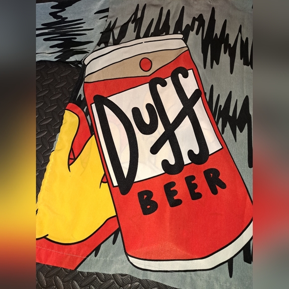 Vintage y2k simpsons button / Hawaiian shirt / all over print shirt - Picture 8 of 12